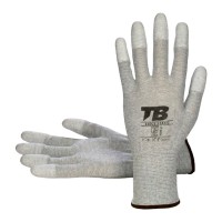 LUVA MALHA NYLON REV PU ANTI ESTÁTIC 110CE STATIC